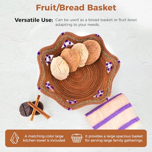 Ocoxal, Cesta para pan o fruta hecha de fibra de pino