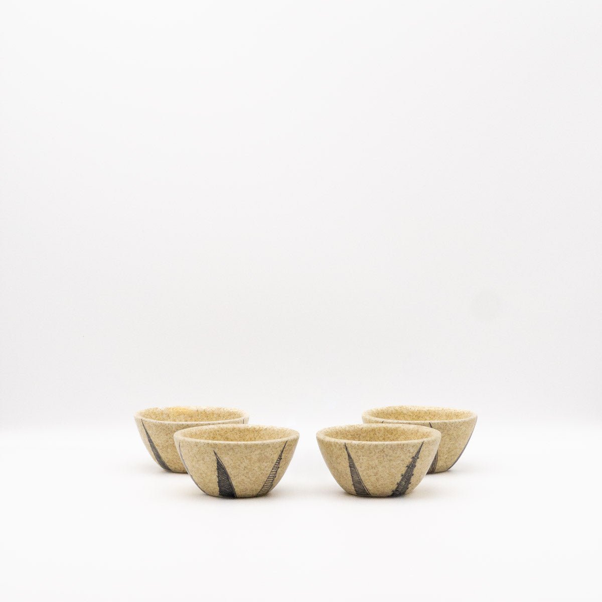 Salmiana  - Set de Tequileros para mezcal o tequila, 6 piezas