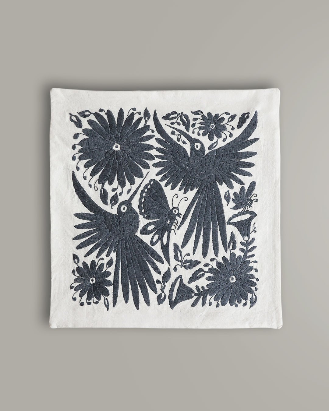 B’ospi - Funda para Cojín Gris Plomo