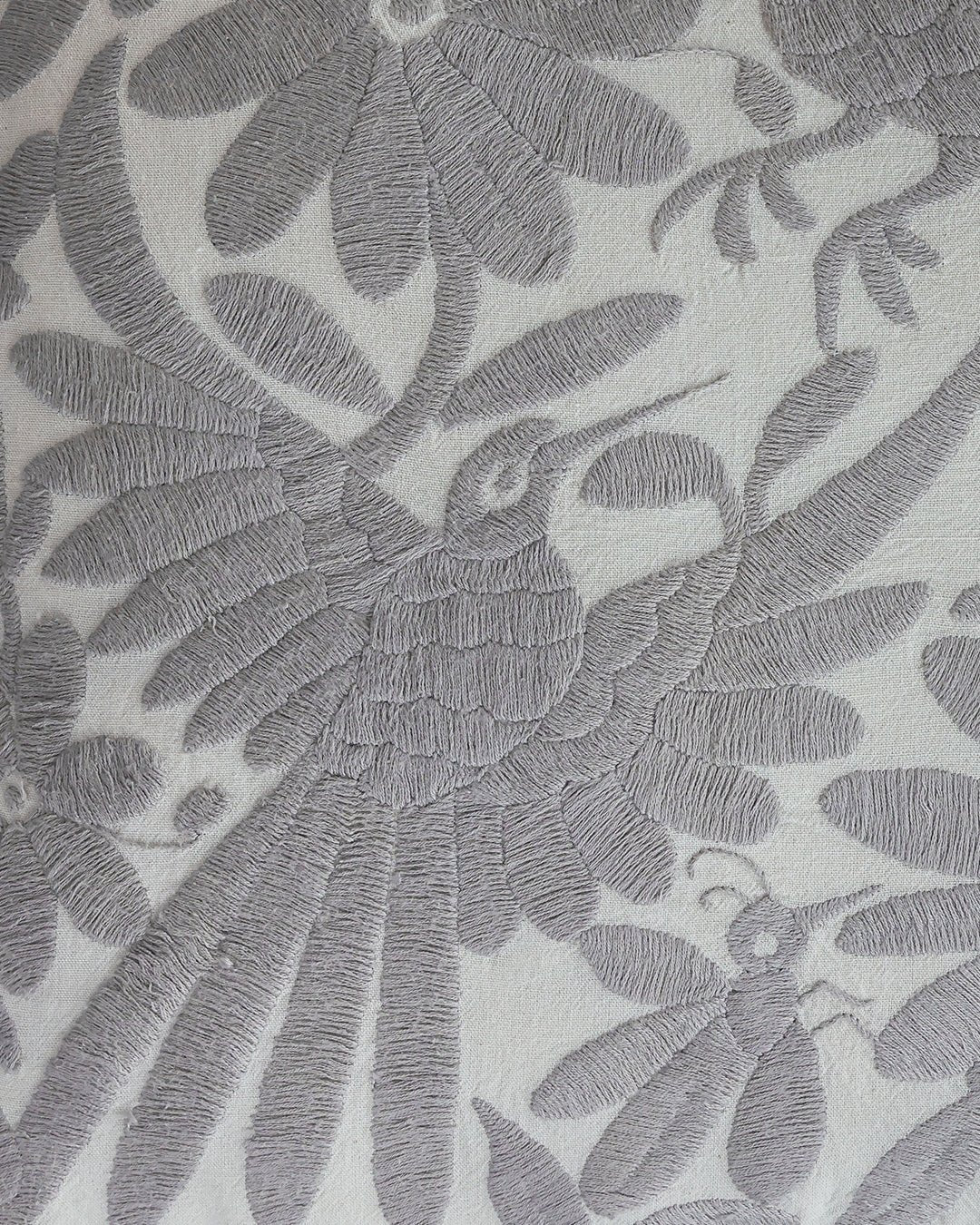 B’ospi- Funda para Cojín Gris Claro Otomi