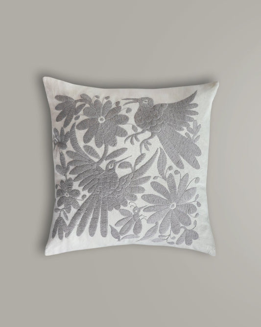 B’ospi- Funda para Cojín Gris Claro Otomi