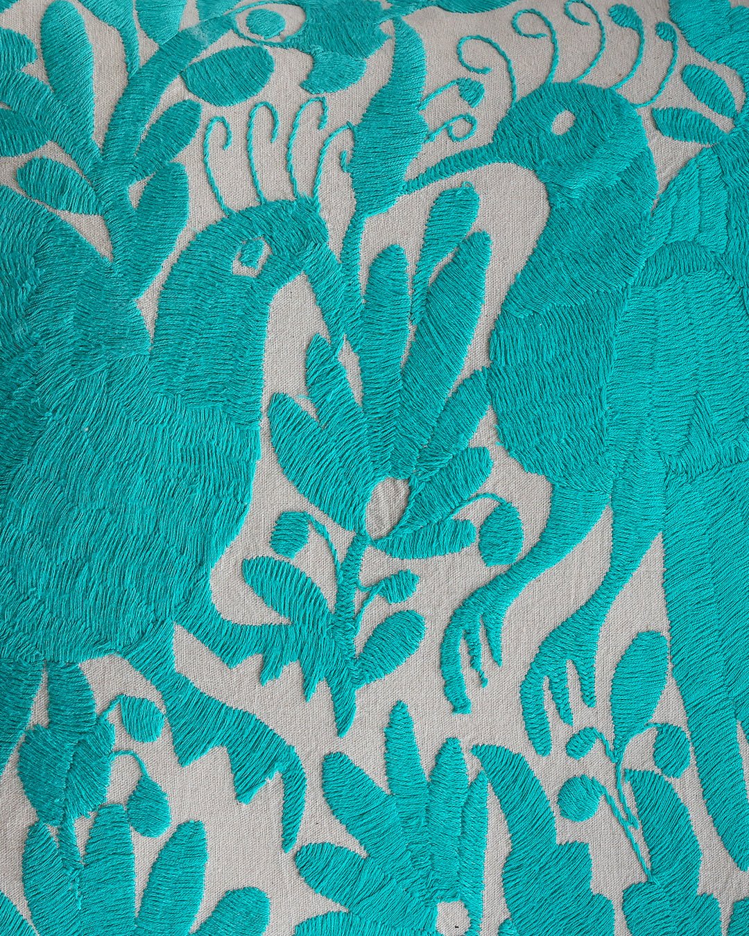 Mok’angi - Funda para Cojín  Azul-Turquesa