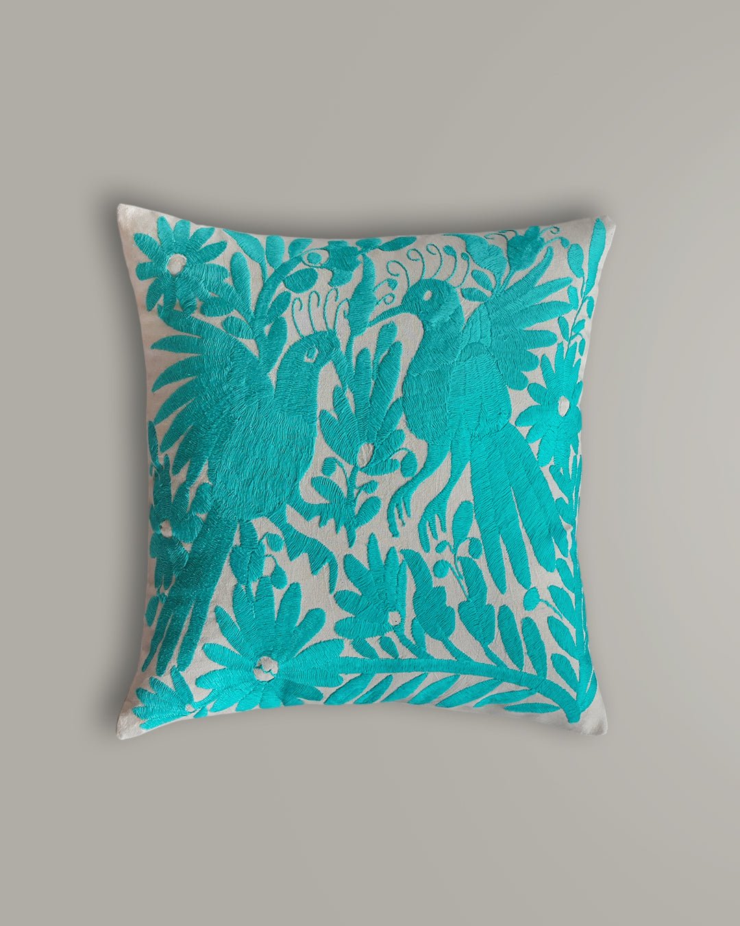 Mok’angi - Funda para Cojín  Azul-Turquesa