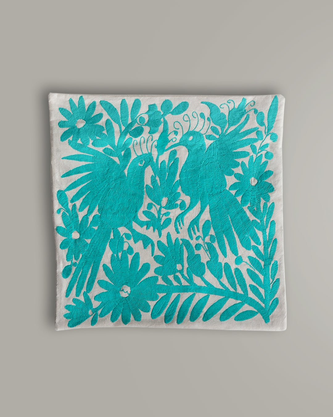 Mok’angi - Funda para Cojín  Azul-Turquesa