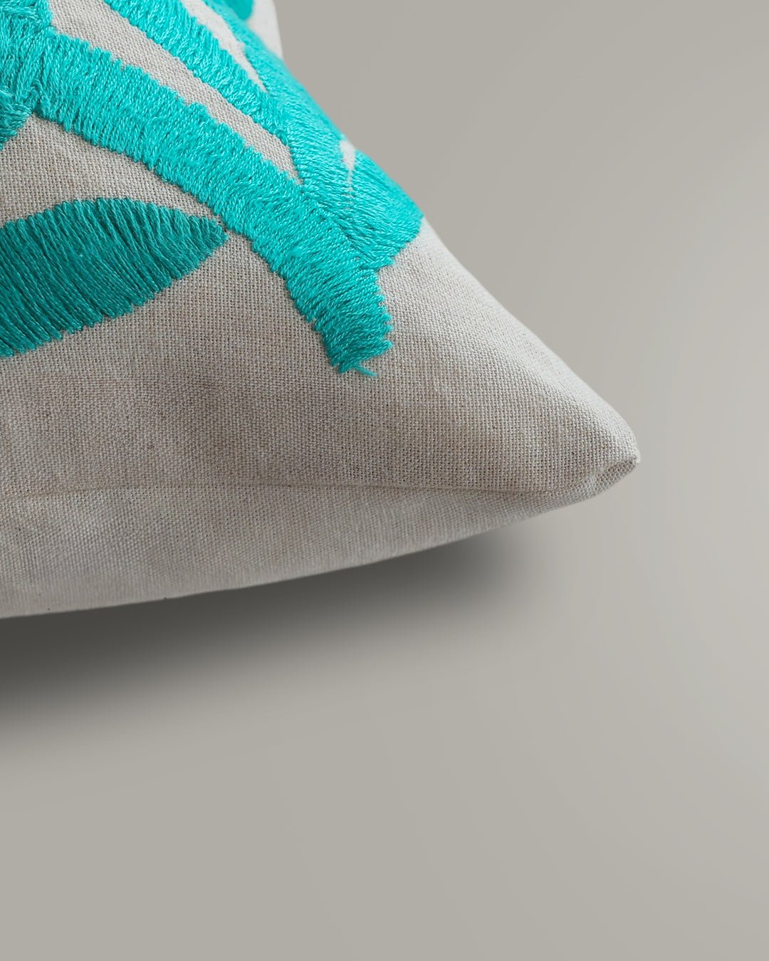 Mok’angi - Funda para Cojín  Azul-Turquesa