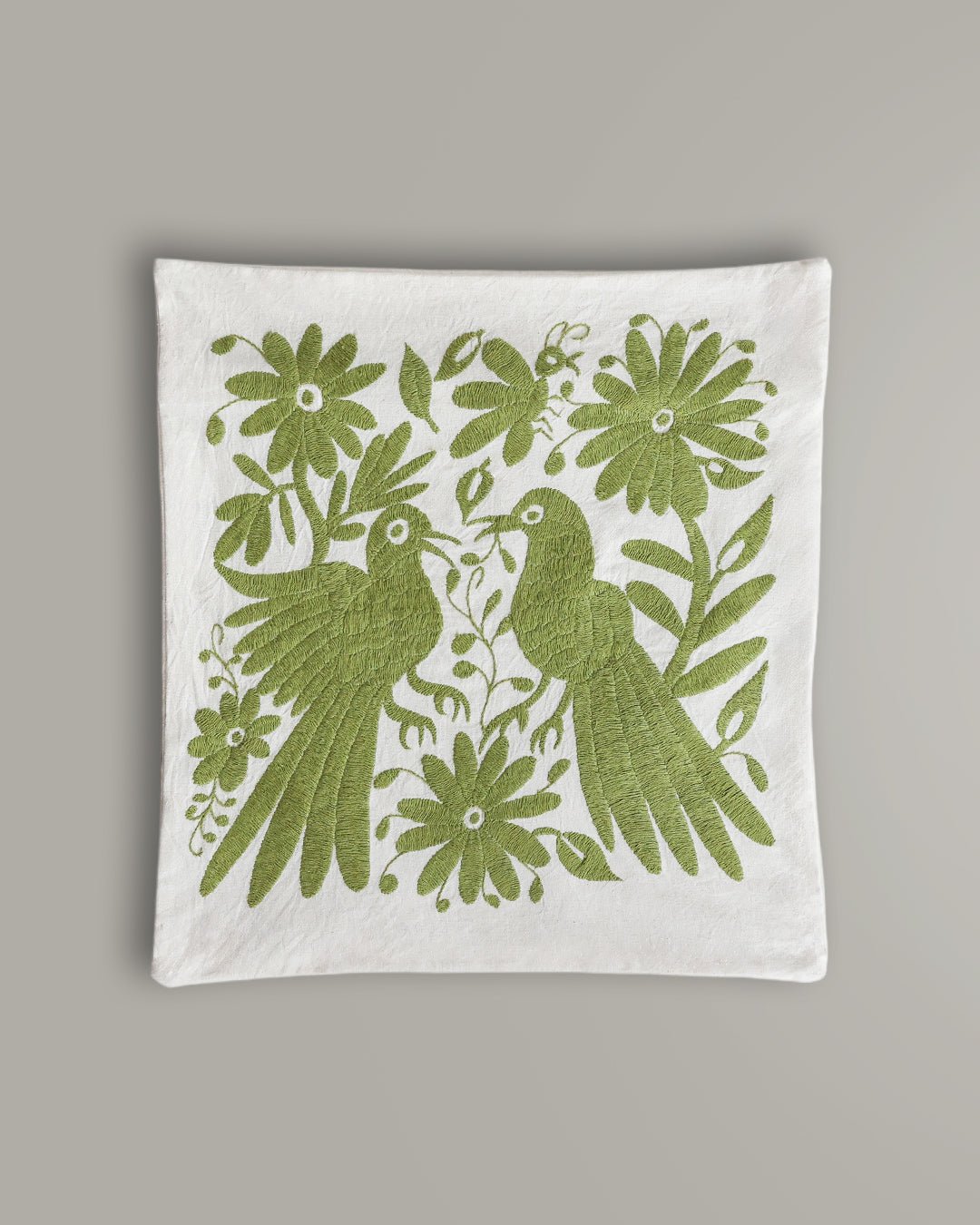 K’angi - Funda para Cojín Verde Claro