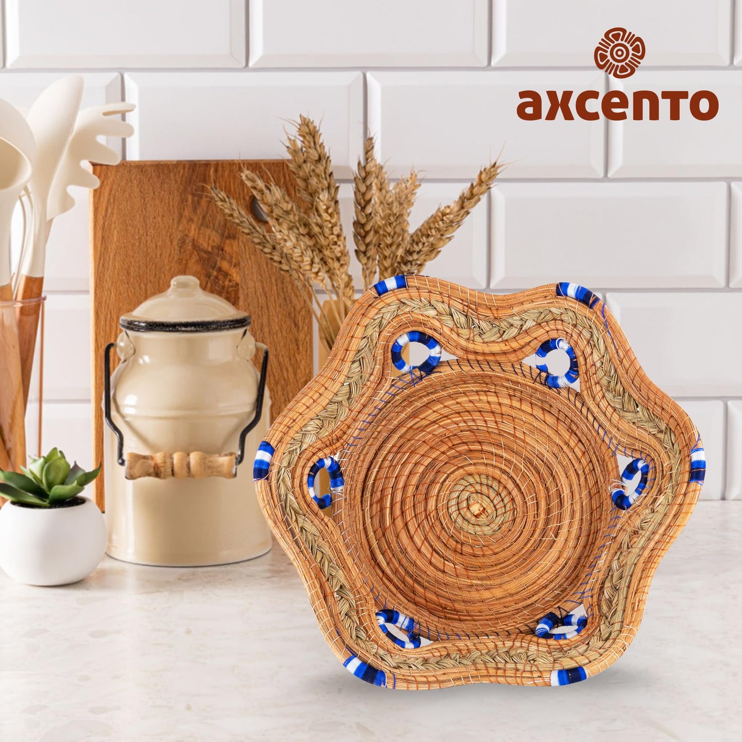 Ocoxal, Cesta para pan o fruta hecha de fibra de pino