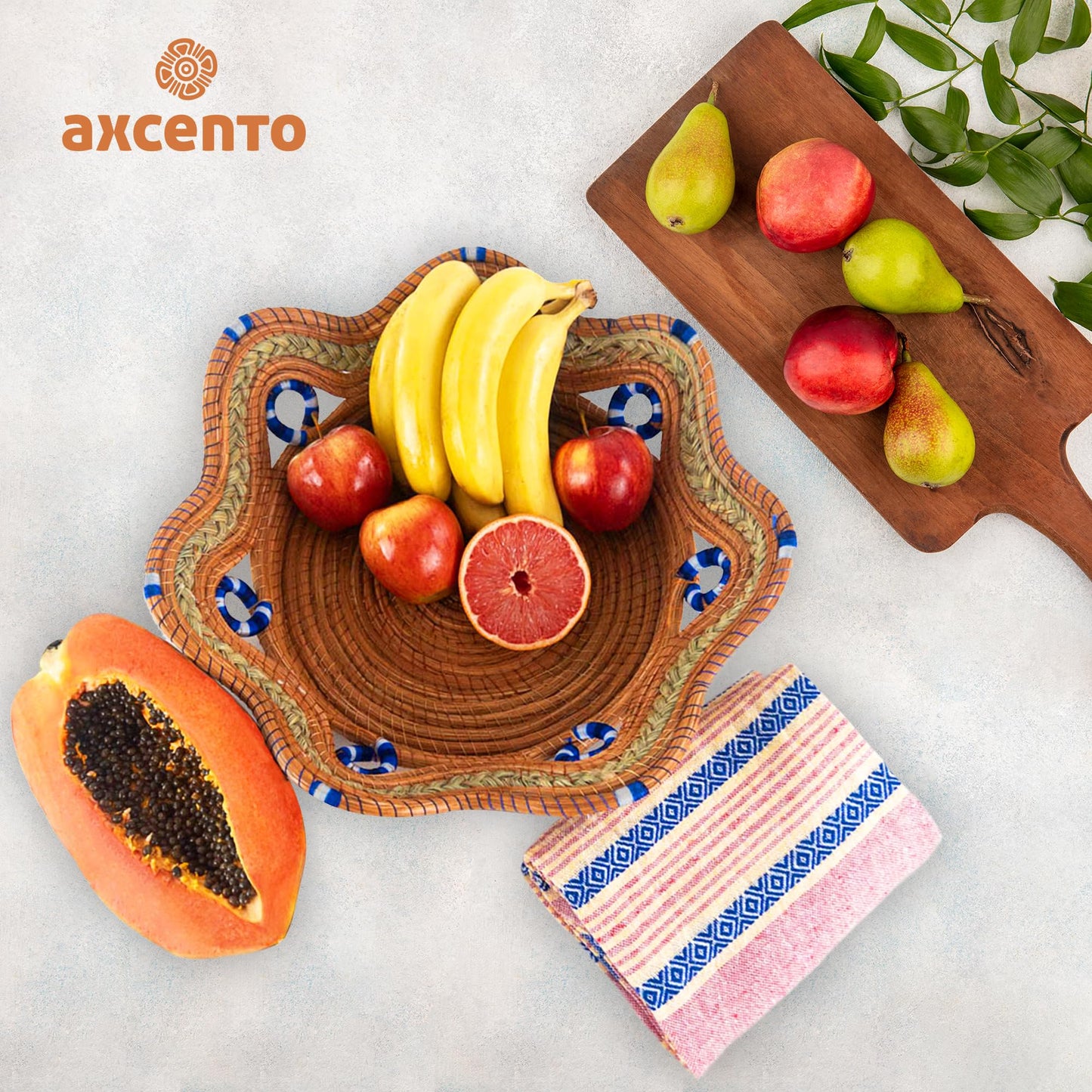 Ocoxal, Cesta para pan o fruta hecha de fibra de pino