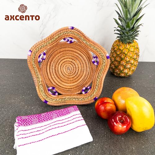 Ocoxal, Cesta para pan o fruta hecha de fibra de pino