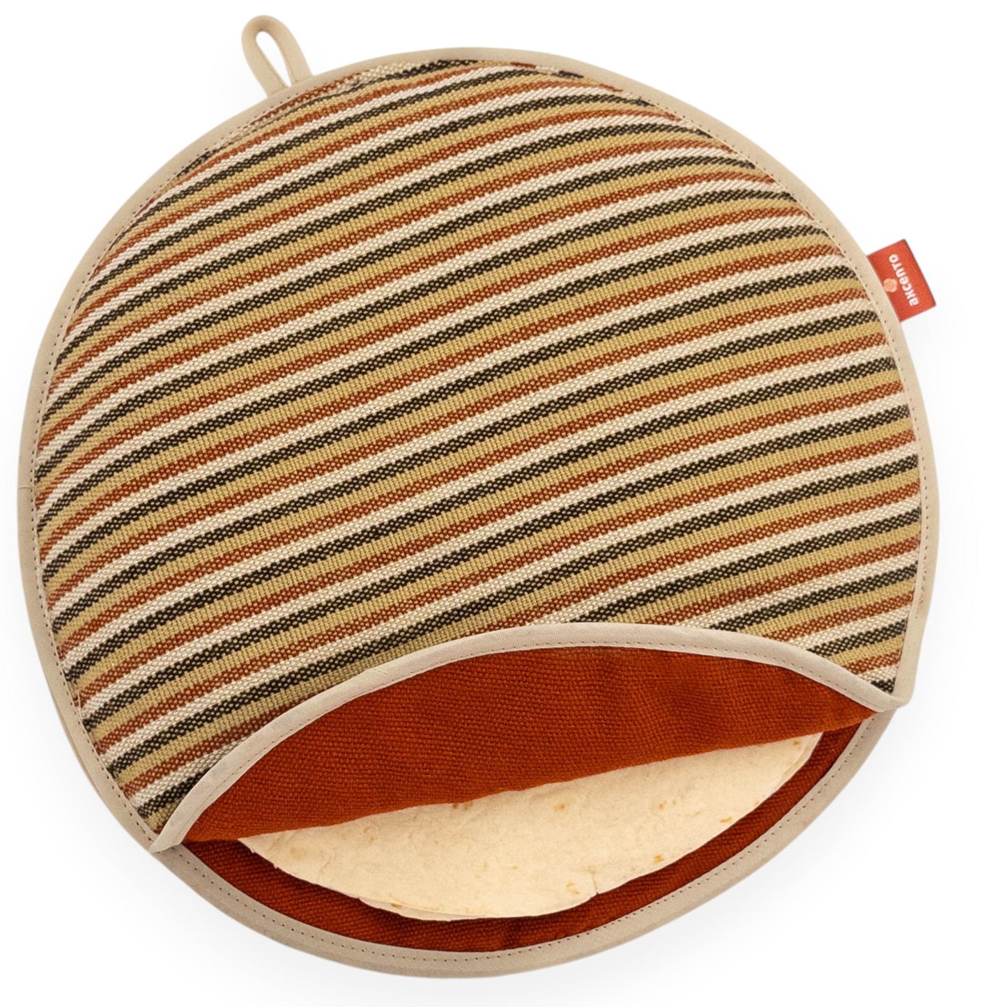 Tortillero para tortillas o pan XL - 30 cm diámetro, hecho de telar. - Axcento - México, Molcajetes y Puras cosas Bellas